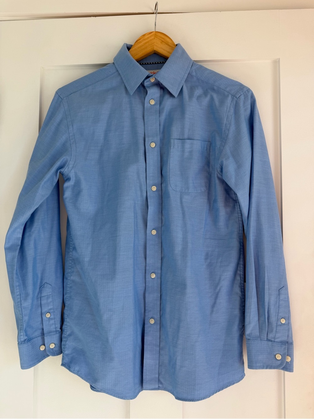 Cat & Jack Light Blue Long-Sleeve Dress Shirt
